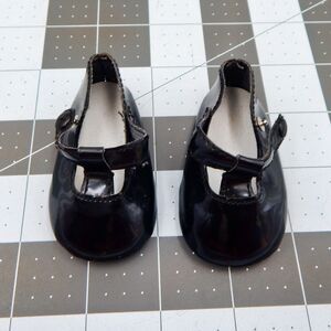 American Girl Kit Kittredge Classic Christmas Outfit Patent Leather Shoes Snaps